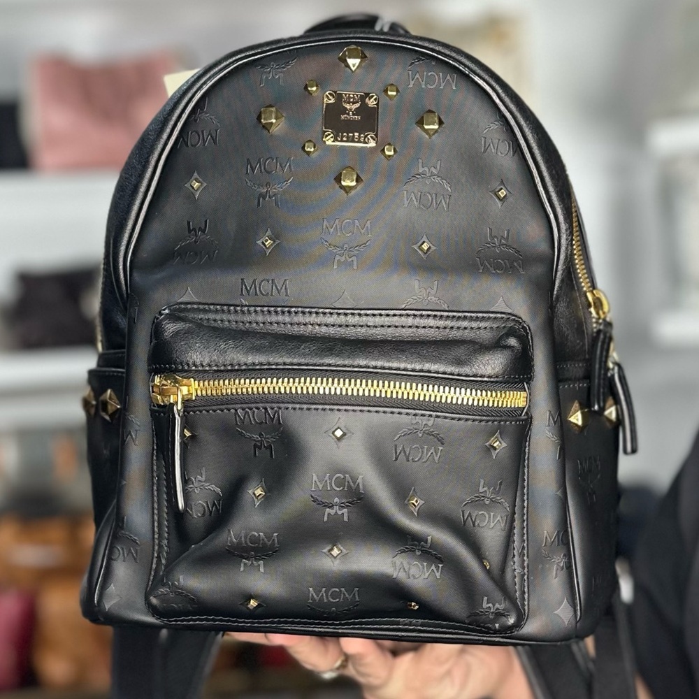 MCM Black Backpack